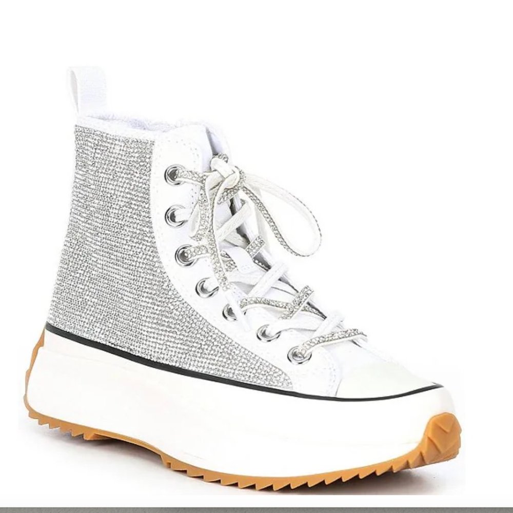 STEVE MADDEN RHINESTONE HIGH TOPS
